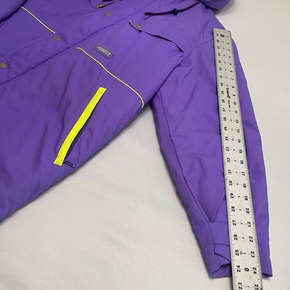 Mobby’s H20 Body Works VTG Purple Jacket Size Large - Picture 9 of 14